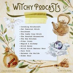 Witchy Podcasts, Water Of Whimsy, Water Witchcraft, Green Witchcraft, Witch Tarot, Wiccan Magic, Witch Spirituality, Witch Spell Book