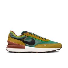 Nike Waffle One SE "Golden Moss/Black/Bicoastal/Canyon Rust" Men's Shoe Basketball Shop, Nike Waffle One, Jordan Shop, Cheer Shoes, Plastic Heels, Nike Waffle, Wrestling Shoes, Wide Width Shoes, Volleyball Shoes