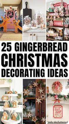 25 gingerbread christmas decorating ideas