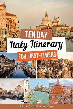 ten day italy itinerary for first - timers