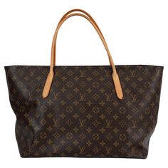 100% authentic Louis Vuitton Raspail MM tote bag in brown Monogram canvas featuring cowhide leather trim. Opens with a zipper on top and is lined in burgundy canvas with a large zipped pocket against the back and two open pockets against the front. Has been carried and is in excellent condition. Measurements Height 29cm (11.3in) Width 39cm (15.2in) Depth 15cm (5.9in) Drop of the Handle 17cm (6.6in) Hardware Gold-Tone Blindstamp SR0132 All our listings include only the listed item unless otherwise specified in the description above. Lv Tote Bag, Lv Tote, Structured Shoulder, Luggage Sets, Monogram Canvas, Leather Trim, Authentic Louis Vuitton, Fashion Handbags, Cowhide Leather