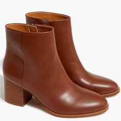 Brand New, Never Used Without Box. These Booties Are Comfortable And With The Perfect Height Heel. Please Ask Any Questions. Sepia Color, J Crew Style, Ankle Boots For Women, Fall Boots, Clothes Outfit, Boots Fall, Outfits 2022, J Crew Factory, Boots For Women