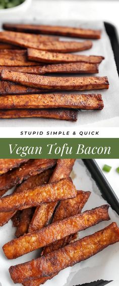 Image for Vegan Tofu Bacon Vegan Tofu Bacon, Tofu Bacon, Easy Tofu, Brunch Spread, Bacon Recipe, Bacon Recipes, Plant Based