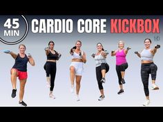 the cardio core kickbox workout for women