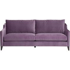 Colette Sofa, Vance Amethyst-Furniture - Sofas-High Fashion Home Purple Sofa Living Room Ideas, Lavender Couch, Lavender Sofa, Plum Sofa, Mid Century Transitional, Purple Sofa, Transitional Contemporary, Eco Friendly Furniture, Custom Sofa