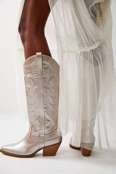 Vegan Acres Tall Western Boots | Free People Womens Tall Black Boots, Vegan Cowboy Boots, Tall Western Boots, Matisse Boots, Tall Western Boot, Wedding Shoes Boots, Western Embroidery, Bridal Boots, Cowboy Wedding