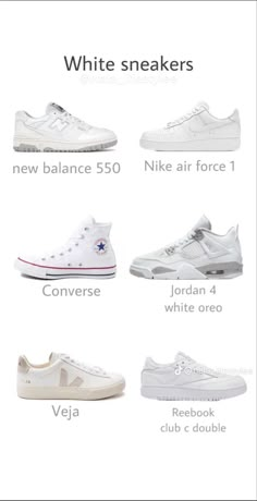 Best Shoes To Buy 2023, Sneakers 2024, Jordan 4 White, Trendy Shoes Sneakers, White Nike Shoes, Basic Shoes