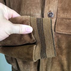 "This is a Light Weight nubuck buttery soft leather jacket. LINING (Full or Partial): f Measurements Chest: (Across chest armpit to armpit, doubled): 46\" Overall Length:26\" Sleeves (From outer edge of shoulder to outer cuff of sleeve): 26\" Shoulders (Across top of Shoulders): 18\"" Crewneck Streetwear, Jacket Lining, Luxury Winter, Suede Coat, Sport Man, Soft Leather, Burlap Bag, Retro Fashion, Red And Blue