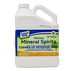 a gallon of mineral spirits cleaner