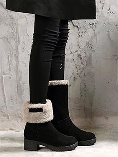 Sku CY-!20480 Material Woolen , Rubber Style Wrap , Square heel Occasion Going out , Casual , Simple Seasons Spring , Autumn , Winter Type Boots Color BLACK Size 34,35,36,37,38,39,40 Size chart: Please consult the size chart we provide for this item's measurements to help you decide which size to buy. Please note: There may be 1-3cm differ due to manual measurement. CMINCH Cm Width Length 34 7.9-8.1 21.2-21.6 35 8.2-8.4 21.7-22.1 36 8.5-8.7 22.2-22.6 37 8.8-9.0 22.7-23.1 38 9.1-9.3 23.2-23.6 39 9.4-9.6 23.7-24.1 40 9.7-9.9 24.2-24.6 Snow Boots Black, Heels Short, Doc Martens Outfit, Doc Martens Boots, Learn To Live, Live In Style, Boho Style Dresses, Snow Boots Women, Duck Boots