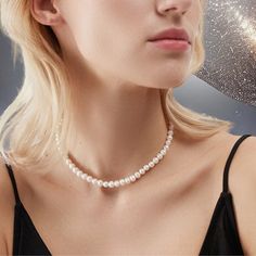 💖 Elevate your look with our stunning Pearl Necklace Choker, a delicate adornment perfect for any occasion. Handcrafted with care, this choker features small natural freshwater pearls, exuding elegance and charm. Whether you're a bride seeking the perfect bridal jewelry or searching for a thoughtful bridesmaid gift, this necklace is sure to impress. ️ Add a touch of sophistication to your wedding ensemble with this exquisite piece of bridal jewelry. Its timeless design and 925 sterling silver c Classic Round Bridal Necklace, Mother's Day Pearl Jewelry, Single Strand Jewelry For Anniversary, Graceful White Necklace For Anniversary, Fine Jewelry Bridal Necklace As Gift, Formal Pearl Jewelry For Mother's Day, Single Strand White Gold Pearl Necklace, Delicate Bridal Necklace For Formal Occasion, Elegant Mother's Day Pearl Necklace With Clavicle Chain