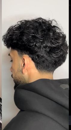 Fade Hairstyle Men, Straight Hair Taper, Flow Hairstyle Men Curly, Loose Curls Men, Curly Flow Hairstyle Men, Men’s Curly Low Taper, Low Taper Curly Hair, Men’s Curly Haircut Wolfcut, Curly Hair Mullet Men Mexican