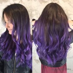 Splat Purple Hair Dye, Blue Hair Streaks, Exotic Hair Color, Purple Ombre Hair, Violet Hair, Purple Highlights