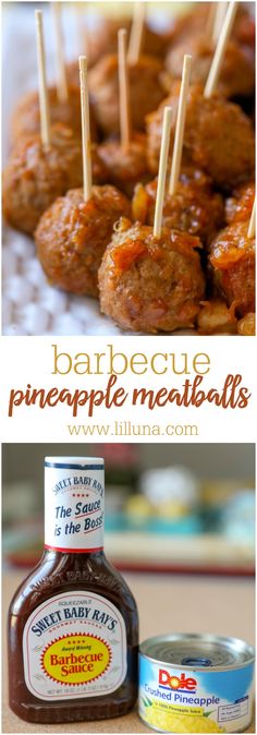 barbecue pineapple meatballs are the perfect appetizer to serve at any party