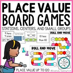 the place value board games are great for students to practice their numbers and counting skills