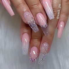 Crystal Nail Art, Nails Trend, Sunflower Nails, Nagellack Trends, Romantic Nails, Coffin Shape Nails, Best Nail Art Designs, Colorful Nail Designs, Crystal Nails