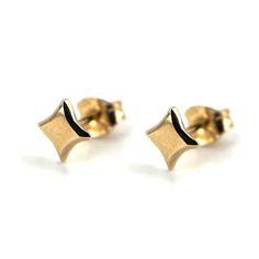 Our Riveted Sparkle Studs are made from tiny shimmering faceted antique shoe buckle rivets that have travelled through time more than two centuries before being elevated to fine jewelry. Customize with a 1.2mm diamond or sapphire Hand cast in solid 14 karat gold 7mm wide Please allow 4-6 weeks if item is made to order. Slow fashion takes time but believe us, it's worth it. Gold Diamond Earrings With Polished Finish Gift, Heirloom Gold Diamond Earrings Gift, Timeless Gold Diamond Earrings For Gift, Timeless Gold Diamond Earrings As Gift, Formal Yellow Gold Diamond-shaped Earrings, Classic Studs For Gift, Gold Diamond-shaped Earrings For Anniversary, Elegant Yellow Gold Studs For Gift, Elegant Yellow Gold Studs As Gift