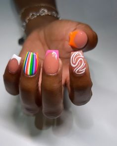 Sassy Nails, Dope Nail Designs, Acrylic Nails Coffin Pink, Short Acrylic Nails Designs, Hot Nails, Nail Bar, Square Acrylic Nails