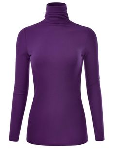 PRICES MAY VARY. Classic Silky Long Sleeve Slim Fit Lightweight Versatile Turtleneck Top Pullover Sweater Shirt Features Turtle-Neck, Lightweight, Slim Fit, Long Sleeve, Super Soft and Silky, and Comfortable Fit. Various Color Choices and Plus Size Available Cozy Fall Winter Warm Turtleneck Fashion. Elegant and Affordable. Trendy and Stylish. Everyday Women's turtleneck. ** It runs small. We recommend ordering one size up for relaxed fit. Please check the size chart provided from us to ensure yo Chiffon Cami Tops, Turtleneck Fashion, Backless Top, Scoop Neck Tank Top, Womens Turtleneck, Turtleneck Top, Mock Neck Top, Top Sweater, Long Sleeve Turtleneck