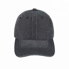 a gray baseball cap on a white background