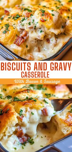 this casserole is loaded with bacon and cheese