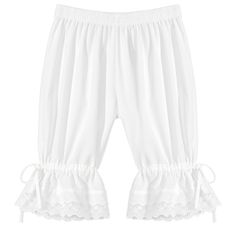 💌 1. New customer get 7% OFF [Code: 7OFF]💌 2.Buy 2 and get 10% OFF [Code: 10OFF]💌 3. Buy 3 and get 15% OFF [Code: 15OFF]Set Include: 1Pc Women’s Bloomers ShortsCondition: New with tagMaterial: 50% Polyester, 20% Cotton, 10% Lace, 10% Ribbon, 10% NylonFeatures:Women’s vintage victorian gothic ruffle pumpkin shorts bloomers shorts, pull on closure.Elastic waist for comfy fit, layered ruffle trim design, stretchy ruffled leg openings with lace trim, loose fit.Versatile vintage look, made of skin Summer Ruffled Bloomers For Daywear, Daywear Stretch Bottoms With Ruffles, Stretch Ruffled Bottoms For Daywear, Summer Daywear Pants With Lace Trim, Womens Bloomers, Pumpkin Shorts, Steampunk Dress, Trim Design, Bloomers Shorts