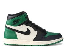 AIR JORDAN 1 RETRO HIGH OG 'PINE GREEN' Jordan 1 Pine Green, Green Jordans, Paterson Nj, Authentic Jordans, Jordan Shoes Girls, Jordan Retro 1, Cute Nike Shoes, Cute Nike, Air Jordan 1 Retro High Og