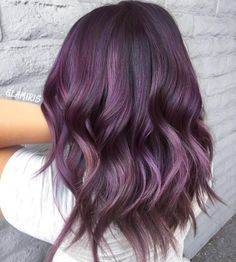 Ash Hair Color, Ombré Hair, Hair Color Purple, Winter Hair Color, Hair Color And Cut, Winter Hairstyles, Cool Hair Color