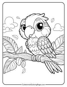 macaw parrot Fall Leaves Coloring Pages, Zoo Animal Coloring Pages, Bat Coloring Pages, Drawing Notebook, Monster Truck Coloring Pages, Turtle Coloring Pages