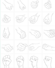 how to draw hands step by step