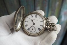 CHONOMETER   - 185-90's American   pocket watch - solid silver case -  mechanical movement -  manual winding Diameter of the case - 52mm without the crown. Thickness: 17mm with the glass Condition: checked and serviced, Pre-owned, perfect working condition, signs of age and use Pocket Watches, Mechanical Movement, The Crown, Pocket Watch, Jewellery And Watches, Aging Signs, Bulgaria, Etsy Accessories, Jewelry Watches