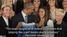 Thank you President Obama. USWNT Soccer Jokes, Soccer Women, Uswnt Soccer, Female Soccer, Soccer Memes, Soccer Outfits, Us Soccer