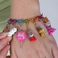 CHARM IT! girls everywhere agree, rainbow goes with everything! Add charms to this bracelet and customize her collection! features & materials 7.5" long, fully adjustable Anodized Base Metal WARNING: Choking Hazard - Small parts. Not for children under 3 years. Bracelet only, charms sold separately Charm It, Recipe For Success, Kawaii Jewelry, Heart Chain, Cute Charms, Rainbow Heart, Girly Jewelry, Kids Jewelry, Polymer Clay Jewelry