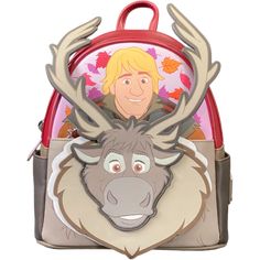 Disney Frozen Kristoff & Sven Backpack Bag [OE] | eBay Kristoff Frozen, Disney Characters Christmas, Camping Gadgets, Vegan Leather Backpack, Loungefly Bag, Loungefly Disney, Handbag Heaven, Backpacking Packing, Disney Merchandise