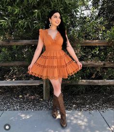 Western Birthday Outfit, Vaquera Outfit Mexican, Shirt Maxi Dress, Outfit Botas, Wedding Outfits For Women, Birthday Outfit For Women