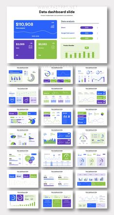 a bunch of different types of webpages and infografics on one page