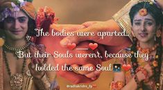 two women holding hands with the words, the bodies were appointed but their souls weren, because they held the same soul