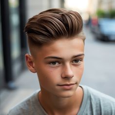 Comb Over with Hard Part 1 Trending Boys Haircuts, Black Boys Haircuts