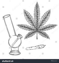 Marijuana stuff collection. Hand drawn isolated illustrations on watercolor background. Royalty free image vector Image Vector, Colouring Pages, Watercolor Background, Free Image, Royalty Free Images, Peace Gesture, Stock Vector, Hand Drawn, Royalty Free Stock Photos