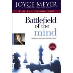 a book cover with a chess player and the words, battle field of the mind