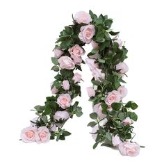 PRICES MAY VARY. Size : Each garland is 6.56 feet long.Package :3PCS Artificial Rose Flowers Vines Garland,easy to set up and take down,easily bend it for hanging.Each rose flower vine include 6 flowers and 3 buds. You have just found the greatest Rose vine flowers. Decorate both indoor and outdoor spaces, wedding receptions, dining tables and even your balcony. Since your satisfaction is our top priority, Our Rose vine flowers come in white,red,purple,blue,pink,champagne! Find your color, find Hanging Wedding Decor, Wood Wedding Signs Rustic, Seed Wedding Favors, Pink Amazon, Elegant Wedding Favors, Leather Anniversary Gift, Rose Garland, Rose Vines, Bridesmaid Hair Accessories