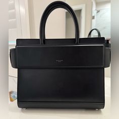 Authentic Givenchy Designer Handbag. In Mint Condition No Flaws! Chic Tote Briefcase With Dust Bag, Elegant Black Briefcase With Dust Bag, Designer Black Briefcase With Handle Drop, Givenchy Bags, Givenchy Handbags, Givenchy Bag, Designer Handbag, Mint Condition, Givenchy