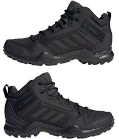 Brand new Adidas TERREX AX3 Mid GTX BC0466 Black Trail Running Hiking Shoes Sneaker Boots Men's Size 14 This pair does not have the original box, but they are guaranteed authentic, new, and unworn. The box should read: ADIDAS TERREX AX3 MID GTX HIKING BC0466 CORE BLACK / CORE BLACK / CARBON 14 US, 13.5 UK, 13.5 D, 320 J, 305 CHN, 49 1/3 F Terrex AX3 Mid GORE-TEX Hiking Shoes Waterproof hiking shoes built for durability and comfort. When the going gets rugged, the adidas Terrex AX3 Mid GORE-TEX S Adidas Sporty Hiking Boots For Outdoor Activities, Sporty Waterproof Boots For Streetwear With Impact Resistance, Sporty Impact Resistant Waterproof Boots For Streetwear, Breathable Synthetic Hiking Boots For Sports, Sporty Adidas Waterproof Hiking Boots, Sporty Waterproof Adidas Hiking Boots, Adidas Sporty Waterproof Hiking Boots, Sporty Waterproof Boots With Boost Midsole For Sports, Gore-tex Waterproof Boots For Sports, Fade-resistant