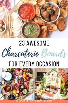 several different pictures with the words 25 awesome character boards for every occasion in front of them