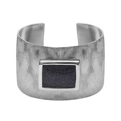 Stately Steel Purple Square Cuff Cuff chic. Bold and beautiful, this square station design offers up your favorite style profiles. Approx. 7"L x 1-5/8"W Stainless steel Modern Metal Cuff Bangle, Modern Metal Cuff Bracelet, Modern Evening Cuff Bracelet Bangle, Modern Evening Cuff Bangle Bracelet, Luxury Rectangular Cuff Bracelet For Formal Occasions, Modern Party Cuff Bangle Bracelet, Chic Silver Rectangular Jewelry, Chic Cuff Bracelet For Evening, Modern Rectangular Bangle As Gift