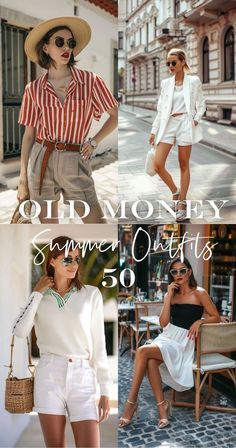 Summer Outfit Women 2025, Beach Italy Outfit, Classy Boating Outfit, Rich Style Outfits Summer, British Summer Fashion, Oldmoney Summer Style, Beach Casual Outfits Women, Beach Wear Outfits For Women, Summer Elevated Casual