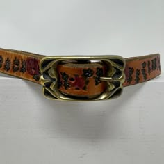 Vintage Belt Mountain Made Cripple Creek Co Floral Roses Brass Buckle 30-34" Genuine leather, Hand tooled design. Fits from a 30-34" Solid Brass Buckle. Excellent vintage condition, barely worn, came from a closet of hundreds of belts. 1" width. Hand Tooled Leather Belt, Jeweled Bag, Tooled Leather Belts, Cripple Creek, Vintage Belt, Hand Tooled Leather, Vintage Belts, Belt Accessories, Suspender Belt