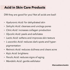 Unclog Pores, Improve Skin Texture, Glycolic Acid, Skin Tips, Simple Skincare, Skin Care Regimen, Skin Care Products