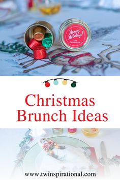 christmas brunch ideas with text overlay