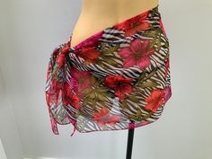 Animal print cover-up stretch fabric 16" length Beach cover-up Animal print wrap, Swimsuit Cover-Up, Floral Cover Up, Bikini wrap, Sarongs, Beach Wear, Beach Skirt, Multicolor Printed Wrap Cover-up, Tropical Tie-side Sarong For Beach Cover-up, Tropical Beach Cover-up With Tie-side Bottom, Floral Print Wrap Beachwear Cover-up, Tropical Wrap Swimwear Beach Cover-up, Stretch Printed Swim Skirt For Beach, Printed Stretch Swim Skirt For The Beach, Tropical Wrap Beach Cover-up Swimwear, Multicolor Stretch Swim Skirt For The Beach